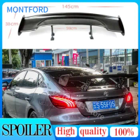 For Morris Garages MG6 Spoiler ABS Plastic Material Unpainted Color Rear Roof GT Spoiler Wing Trunk Lip Boot Cover