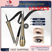 1/3/5PCS Hengfang Liquid Professional Eyeliner Makeup Golden Double Ended Eyeliner Make Up Long Lasting WaterproofEye Liner