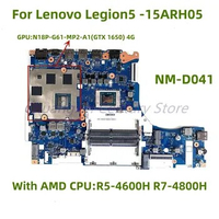 NM-D041 Is suitable For Lenovo 5-15ARH05 Laptop Motherboard With R5-4600H R7-4800H CPU GTX1650 4G GPU 100% Test OK Operation