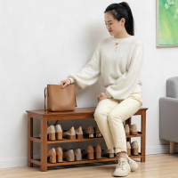 木馬人換鞋凳子可坐式家用進門口穿鞋架床長條鞋柜非實木北歐收納