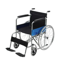 Manual Wheelchair Manufacturer Wholesale Folding Light Steel Aluminum Wheelchair Portable Wheelchair for the Disabled