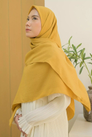 Lozy Hijab Kash Square Syari Mustard