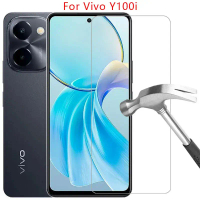 กระจกนิรภัยกาวเต็ม 2.5D สำหรับ Vivo Y100i 5G V2279A, ฟิล์มกันรอย, เข้ากันได้กับ Vivo Y100i 5G V2279A