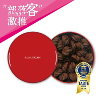 【糖村SUGAR &amp; SPICE】貝比曲奇-海鹽巧克力 嫣紅鐵盒 RC03