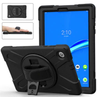 Case For Lenovo Tab M10 (2nd Gen) Rotating Hand strap Stand Cover For Lenovo Tab M10 Plus TB-X606 X306 Shockproof Armor cover