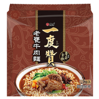 維力 一度贊 老甕牛肉麵 185g (3入)/袋【康鄰超市】