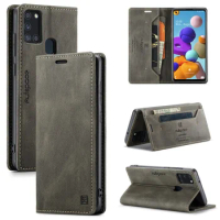 Samsung Galaxy A21S Case Flip Leather Phone Cover For Samsung Galaxy A31 A41 Case Luxury Magnetic Flip Wallet Coque
