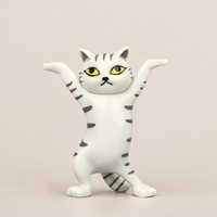 托舉貓貓咪擺件筆架小貓耳機架搞笑可愛禮物飾品萬物皆可舉妖嬈貓