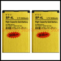 2PCS/LOT High Capacity Gold battery BP-4L BP 4L Battery for NOKIA N97 E61i E63 E90 E95 E71 6650F N810 E72 BATTERY 4L
