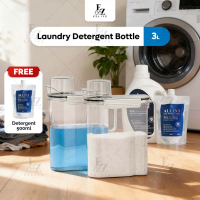 COD [FREE GIFT] EzLife 3000ml Laundry Detergent Bottle Liquid Soap Container Fabric Softener Dispens