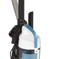Powerful And Easy To Use Upright Bagless Lightweight Vacuum Cleaner, conveniently be stored ,Black and White