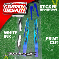 Striping UV Jupiter Z Sticker Motor Transparan 2003-2006 - Sticker Jupiter Z Lis Blue Premium - SJZ-