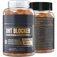 DHT Gummies DHT Gummy supplement Blocker Gummies Biotin Hair 60 Gummies