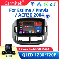 Android 4GB+64G 4G LTE RDS DSP Car Radio Multimedia Video Player For Toyota Estima PREVIA ACR30 LHD 2004 Navigation GPS SWC WIFI