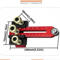 Dụng cụ giới hạn cắt máy cưa để bàn, 140mm