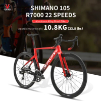 SAVA EX-7 Pro Aluminum Road Bike with SHIMAN0 105 R7000 22 Speed Kit Adult Road Bike Racer