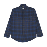 Fourmine Kemeja Flannel Rainier Navy Blue Black Grey