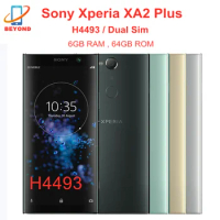 Sony Xperia XA2 Plus H4493 Dual Sim 4G LTE 6.0" Snapdragon 630 Octa Core 6GB RAM 64GB ROM NFC Original Cell phone