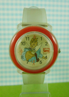 【震撼精品百貨】Disney 迪士尼 Pocahontas 風中奇緣 手錶-圓形白底透明錶面-紅色外圈【共1款】 震撼日式精品百貨