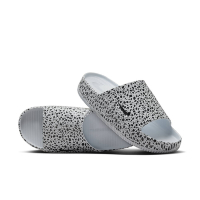 NIKE 耐吉 男休閒拖鞋-黑白色 CALM SLIDE PRINT NS-HF1067001