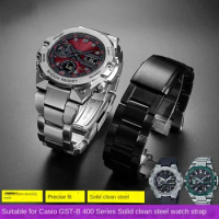 For Casio G-shock watch Men's Steel Heart GST-B400-1A Stainless steel convex watchband New Watch straps A modified Wristband