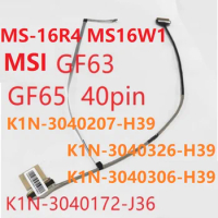 LCD cable K1N-3040207-H39 K1N-3040326-39 K1N-3040172-J36 K1N-3040306-H39 for MSI GF65 GF63 MS-16R4 MS16W1 Laptop NEW