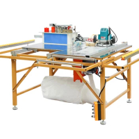 Luxury Woodworking Set Multi-functional Saw Table Push Table Saw Dustless Saw Precision Guide Rail Folding Electric Panel Saw