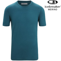 Icebreaker Tech Lite II AD150 男款 美麗諾羊毛排汗衣/圓領短袖上衣-素色 0A59IY 728 海藻綠