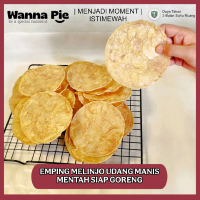 Emping Melinjo Udang Manis Gurih Mentah Siap Goreng 500 gram Oleh-oleh Khas Camilan Laut Madura - Wa