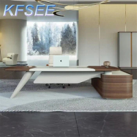 help my home Boss Kfsee Office Table Desk(no chair)