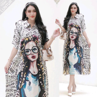 Daster kerah unique ,Bahan kain rayon tebal Wanita