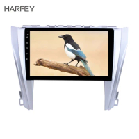 Harfey Car Stereo 10.1" 2Din Quad Core GPS Multimedia Player Head Unit Android 8.1 For 2015 2016 2017 Toyota Camry Rear camera