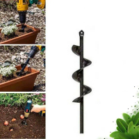 [COD] Mata Bor Penggali Tanah Auger Drill Bit Steel Titanium Spiral Mini Multifungsi Berkualitas Gar