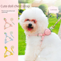 dog leash vest style dog walking leash dog leash adjustment small dog harness teddy cute pet supplie