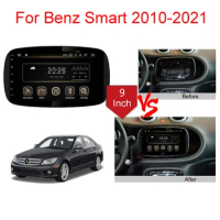 Car Radio Multimedia System For Mercedes-Benz Smart 2010-2021 CD DVD Player GPS Navigation HD Screen