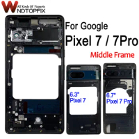 Middle Bezel Frame For Google Pixel 7 7pro With Volume Button Middle Frame Middle Bezel Chassis Shell Parts For Pixel 7 Frame