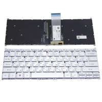 Russian Backlit Keyboard For Acer Swift 3 SF314-54 SF314-54G SF314-54G-52L8 SF314-56G Swift 3 SF314-41 SF314-55 SF314-56 SIlver