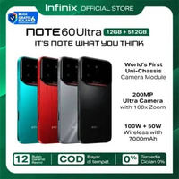 Infinix Note 60 Ultra 12/512GB - Up to 24GB Extended RAM - Mediatek Dimensity 8400 Ultimate - 6.78” 