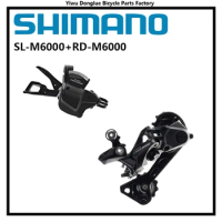 Shimano Deore M6000 SL+RD SL-M4100 RD-M4120 10 Speed Shifter Lever Rear Derailleur For MTB Mountain Bike Bicycle Accessories