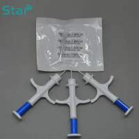 Separated Recycle Microchip Needle Matching Plastic Injector FDX-B Syringe Pet ID Tag 134.2KHz Animal Injector 1000pcs 1.25x7mm