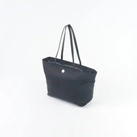 Tas TORY BURCH ELLA SMALL LOGO SHW NYLON BLACK ZIP TOTE BAG 100% ORIGINAL 31X15X29CM