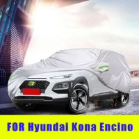Waterproof Full Car Covers Outdoor Sunshade Dustproof Snow For Hyundai Kona Encino Accessories