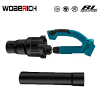WOBERICH Brushless Cordless leaf Blower 5-Speed Electric Air Blower Sweeper Snow Blower Garden Tools（Only body) For Makita