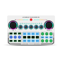 2024 New Live Sound Card Sound Board for Microphone Karaoke Live Streaming Recording