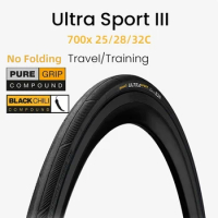 Continental Ultra Sport III Bicycle Road Tire 700 x 25C 28C 32C ULTRASport No Folding Bike Bald Tyre Wire Bead Tire 180 TPI