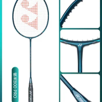 Yonex Customizable Pounds and String Genuine Badminton Racket NF800 Pro Dark Green Professional Badm