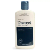 New Original Restoria Discreet Colour Restoring Cream Lotion Hair Care 250ml Reduce Grey Hair for Men and Women