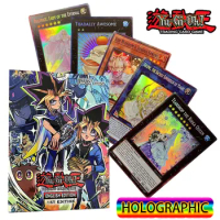 Holographic Yugioh Card In English 50/100Pcs No Repeat YU GI OH Master Duel Competitive Deck Trading Card Game Shiny Collection