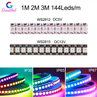 【HOT stock LED light string】 1-3M WS2812B WS2815 WS2813 144 pixels/leds/m Led Strip Addressable IC S