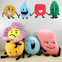Battle For Dream Island Plush ของเล่น BFDI Leafy Firey ดอกไม้ Waterdrop Bubble ตุ๊กตาตุ๊กตาตุ๊กตาสัต
